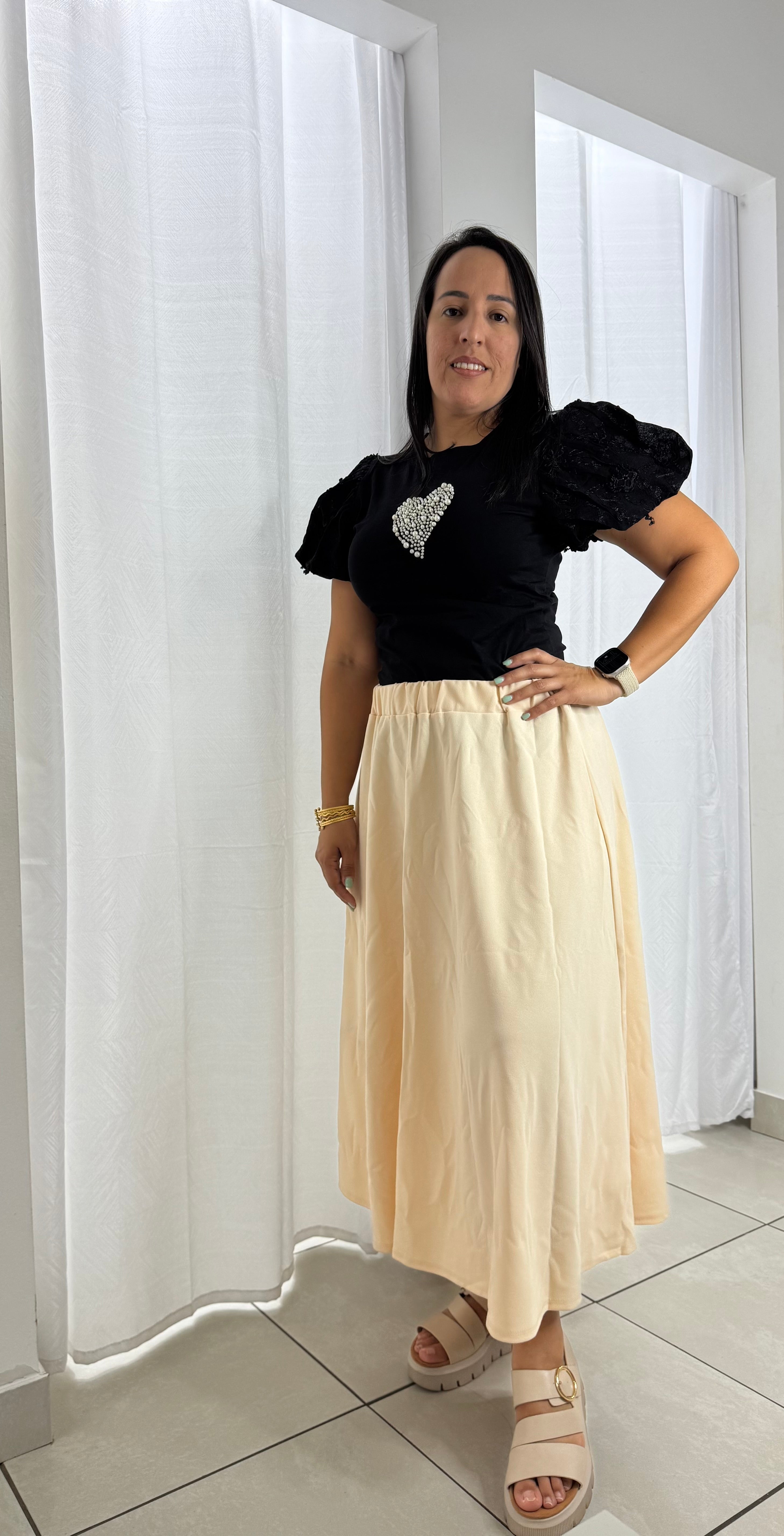 Falda Midi