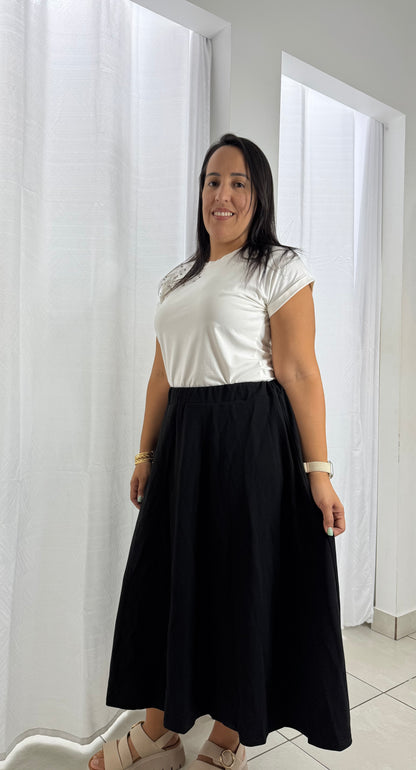 Falda Midi