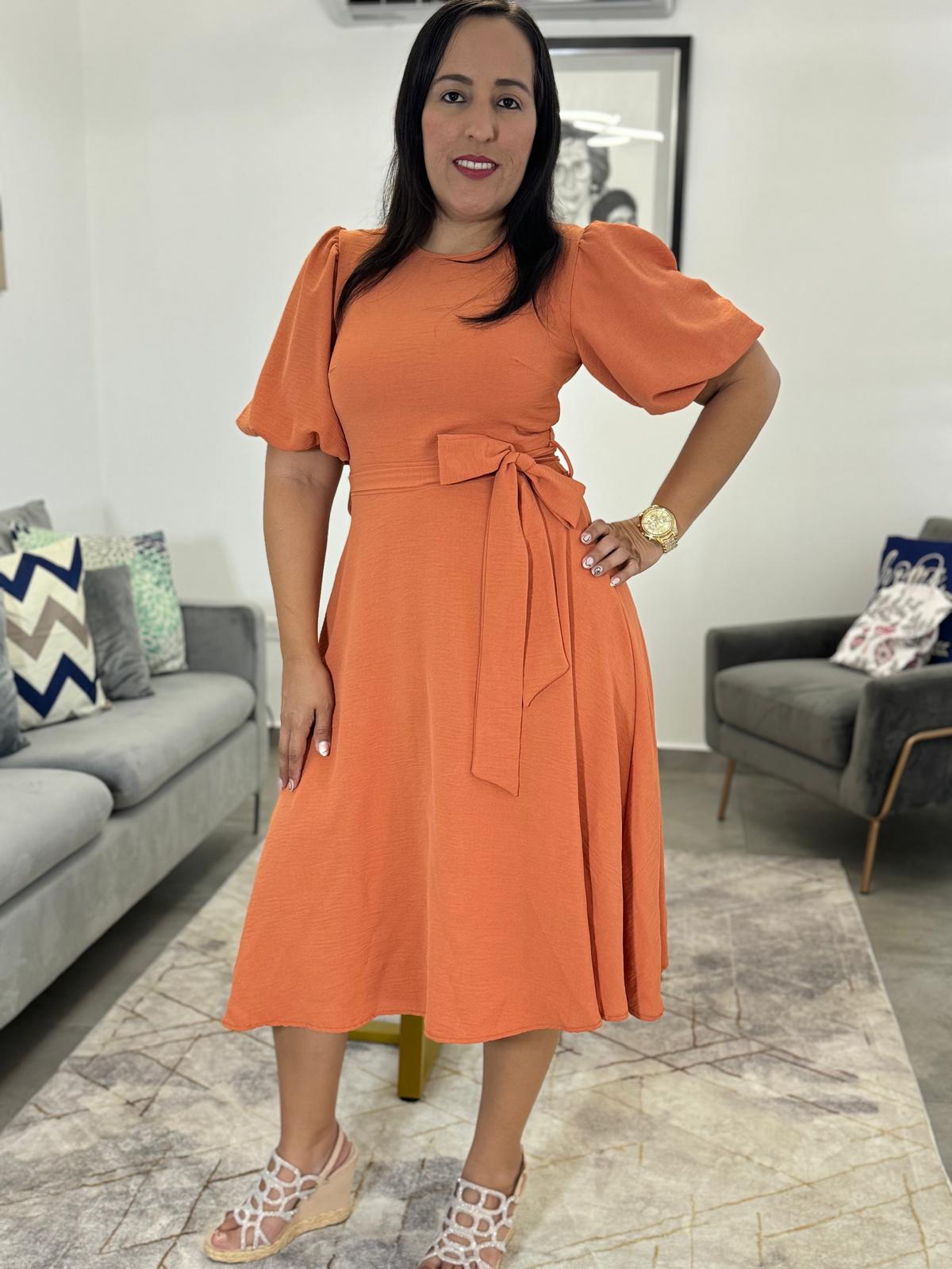 Midi Dress Terracota