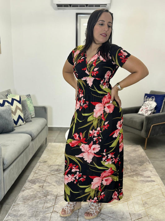 Long floral dress