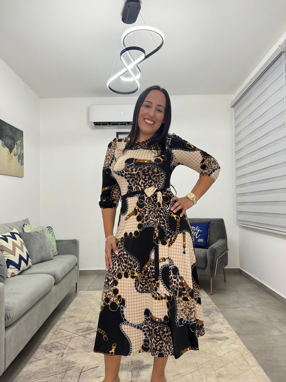 Dress with sleeves